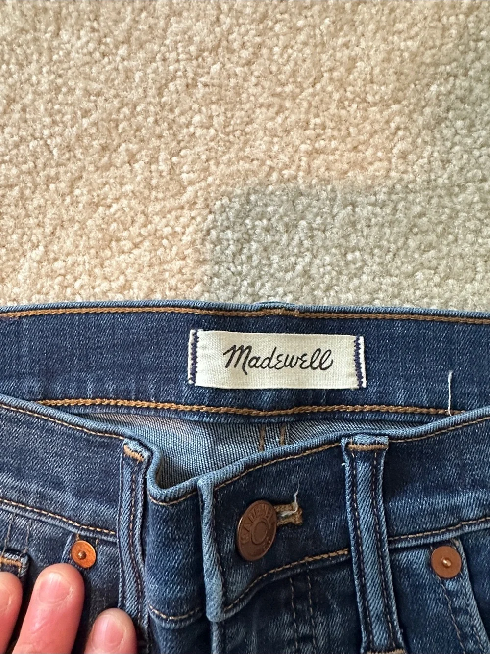 Madewell Indigo High-Rise Skinny Jeans